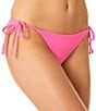 GB Scrunchie Textured Tie Side Hipster Swim Bottom - Image 3
