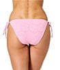 GB Seashell Jacquard Lettuce Edge Tie Side Hipster Swim Bottom - Image 2