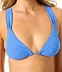 GB Seashell Jacquard Wide Strap Triangle Swim Top - Image 5