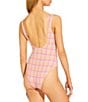 GB Seersucker Puff Classic Tank One Piece Swimsuit, Color:Ballerina - Image 2