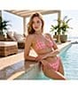 GB Seersucker Puff Classic Triangle Halter Swim Top & Puff High Leg Tie Side Swim Bottom - Image 5