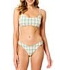 GB Seersucker Puff Scoop Bralette Swim Top - Image 3
