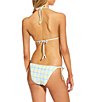 GB Seersucker Puff Tie Side Hipster Swim Bottom, Color:Skyway - Image 2