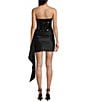 GB Sequin Corset Draped Mini Dress - Image 2