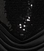 GB Sequin Corset Draped Mini Dress - Image 4