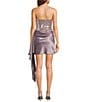 GB Sequin Corset Draped Mini Dress - Image 6
