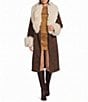 GB Serena Faux Sherpa Trim Coat - Image 1