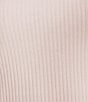 GB Short Sleeve Ribbed Knit Coordinating T-Shirt, Color:Baby Pink - Image 4