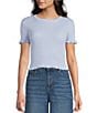 GB Short Sleeve Ruffle Trim Sweater - Image 6