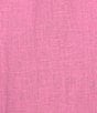 Color:Pink - Image 3 - Short Sleeve Side Slit Midi Dress