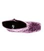 Color:Purple - Image 5 - So-Retro Velvet Platform Block Heel Booties