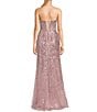 GB Social Allover Sequin Beaded Corset Dress, Color:Mauve - Image 2