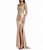 GB Social Beaded Corset Dress - Image 1