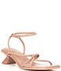 Color:Iced Cappuccino - Image 1 - Social-Ite Leather Sculpted Heel Sandals