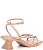 Color:Iced Cappuccino - Image 2 - Social-Ite Leather Sculpted Heel Sandals