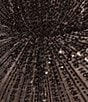 GB Social Sequin Beaded Halter Mini Dress, Color:Black/Nude - Image 3