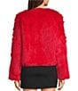 GB Solid Bright Faux Fur Jacket - Image 2