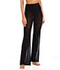 Color:Black - Image 1 - Solid Mesh Coordinating Swimsuit Cover Up Pants