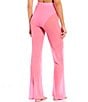 Color:Poolside Pink - Image 2 - Solid Mesh Coordinating Swimsuit Cover Up Pants