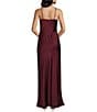 GB Solid Neck Scarf Slip Maxi Dress - Image 2