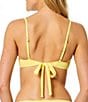 GB Solid Scrunchie Textured Knot Bralette Swim Top - Image 5