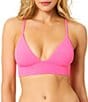 GB Solid Scrunchie Textured Midline Bralette Swim Top & Tie Side Hipster Swim Bottom - Image 3