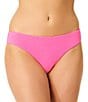 GB Solid Textured Scrunchie Classic Hipster Swim Bottom - Image 6