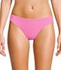 GB Solid Textured Scrunchie Classic Hipster Swim Bottom - Image 1