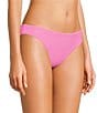 GB Solid Textured Scrunchie Classic Hipster Swim Bottom - Image 3