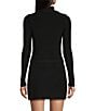 GB Sparkle Knit Mock Neck Long Sleeve Top - Image 2