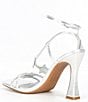 Color:Silver - Image 3 - Star-Struck Rhinestone Star Dress Sandals