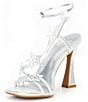 Color:Silver - Image 5 - Star-Struck Rhinestone Star Dress Sandals