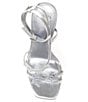 Color:Silver - Image 6 - Star-Struck Rhinestone Star Dress Sandals