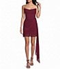 GB Strapless Draped Mini Dress - Image 4