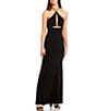 Color:Black - Image 3 - Strappy Cross Front Gown