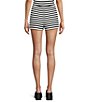 GB Striped Coordinating Micro Shorts - Image 2