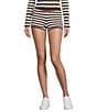 GB Striped Coordinating Micro Shorts - Image 1