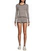 GB Striped Coordinating Micro Shorts - Image 3