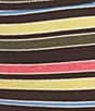 GB Striped Fold Over Coordinating Mini Skirt - Image 4