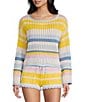 GB Striped Sweater Shorts - Image 1
