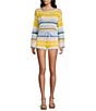 GB Striped Sweater Shorts - Image 3