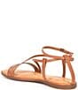 Color:Acacia Tan - Image 3 - Sun-Rise Leather Strappy Flat Sandals