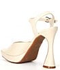 Color:Off White/Natural - Image 3 - Super-Model Leather Square Toe Platform Sandals