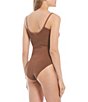 Color:Brown - Image 3 - Sweater Knit Bodysuit