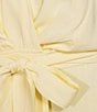 Color:Lemon - Image 3 - Tab Sleeve Wrap Dress