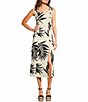GB Tie Shoulder Tropical Palm Leaf Linen Blend Midi Dress,Specials : American Fashion Style Bags On Sale GB Tie Shoulder Tropical Palm Leaf Linen Blend Midi Dress,Specials : American Fashion Style Bags On Sale