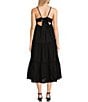 Color:Black - Image 2 - Tiered Maxi Dress