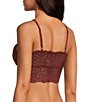 Color:Rose Brown - Image 2 - Triangle Lace Bralette