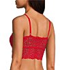 Color:Racing Red - Image 2 - Triangle Lace Bralette