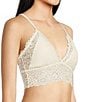 Color:Ivory - Image 1 - Juniors Triangle Lace Bralette